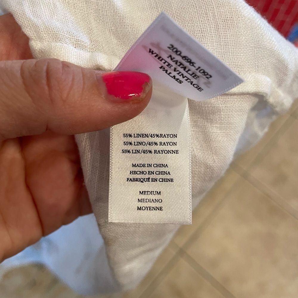 Rails Button Down Palm Trees - image 5